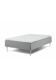 Lama First box mattress incl. Sensity latex top mattress & champagne legs