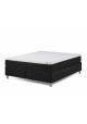 Lama Premium Continental bed incl. +Ergo 65mm latex top mattress & conical round oiled oak legs 19cm