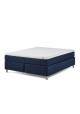 Lama Premium Continental bed incl. +Ergo 65mm latex top mattress & conical round oiled oak legs 19cm