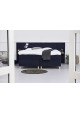 Lama Premium Continental bed incl. +Ergo 65mm latex top mattress & conical round oiled oak legs 19cm