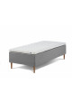 Lama Premium box mattress incl. Ergo+ 65mm latex top mattress & conical round oiled oak 19cm