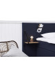 Lama Premium wing headboard H117 x W 140/160/180cm (wing sides included)