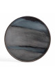 Ethnicraft bandeja de cristal Graphite organic