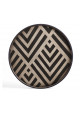 Ethnicraft Graphite Chevron wooden tray