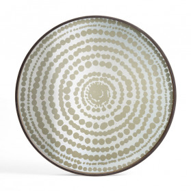 Ethnicraft bandeja de espejo Gold beads