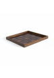Ethnicraft bandeja de cristal Ink squares