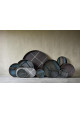 Ethnicraft bandeja de cristal Slate Linear squares