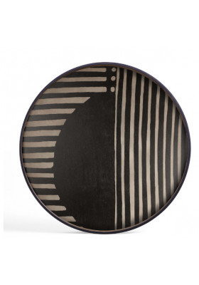 Ethnicraft bandeja de madera Asymmetric Dot